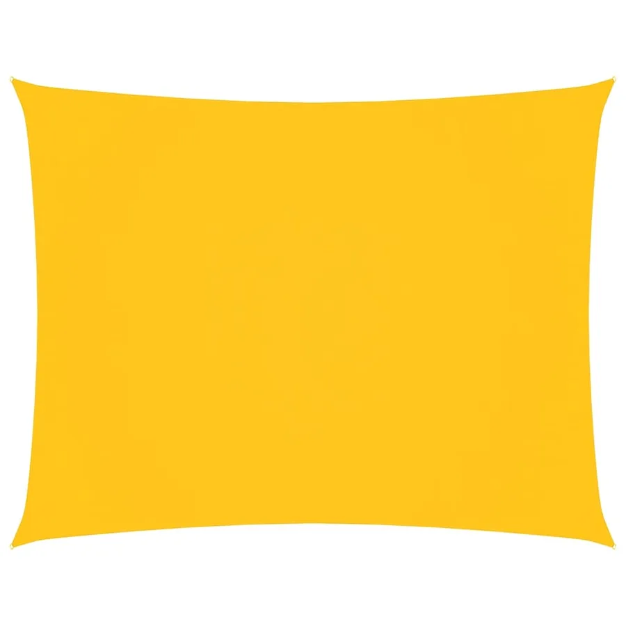 Voile de parasol tissu oxford rectangulaire 4x6 m jaune - 2