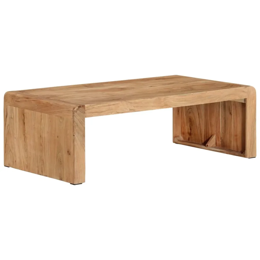 Table basse 110x55x35 cm bois massif d'acacia - 10
