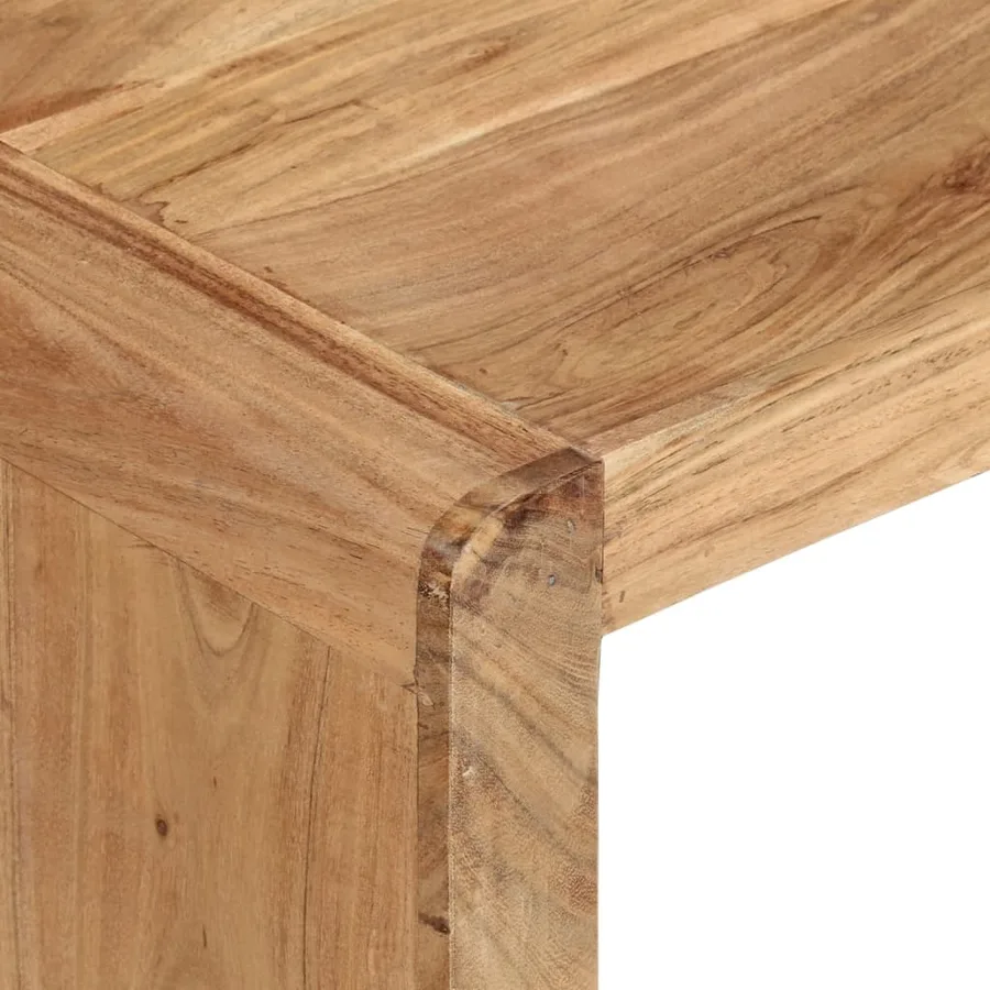 Table basse 110x55x35 cm bois massif d'acacia - 4