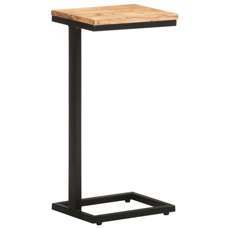 Tables d'appoint 2 pcs 31,5x24,5x64,5 cm Bois d'acacia solide - 2