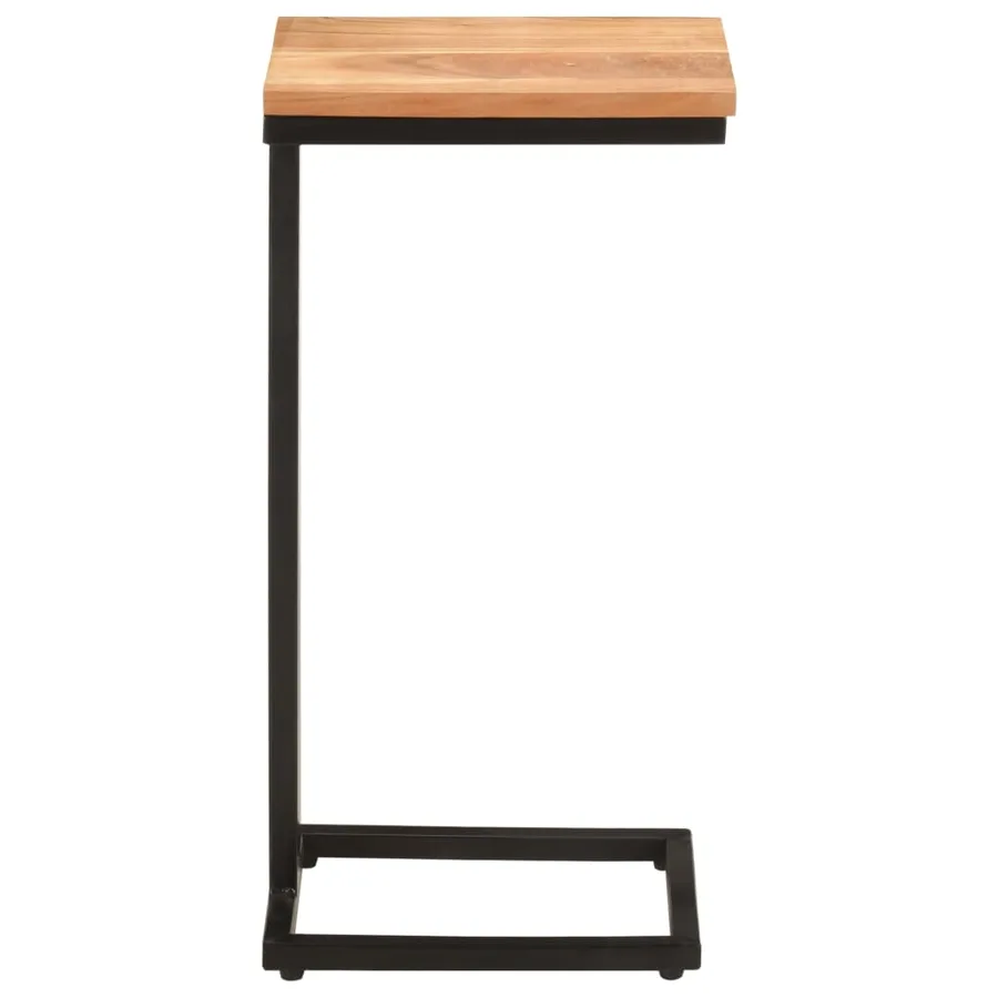 Tables d'appoint 2 pcs 31,5x24,5x64,5 cm Bois d'acacia solide - 4