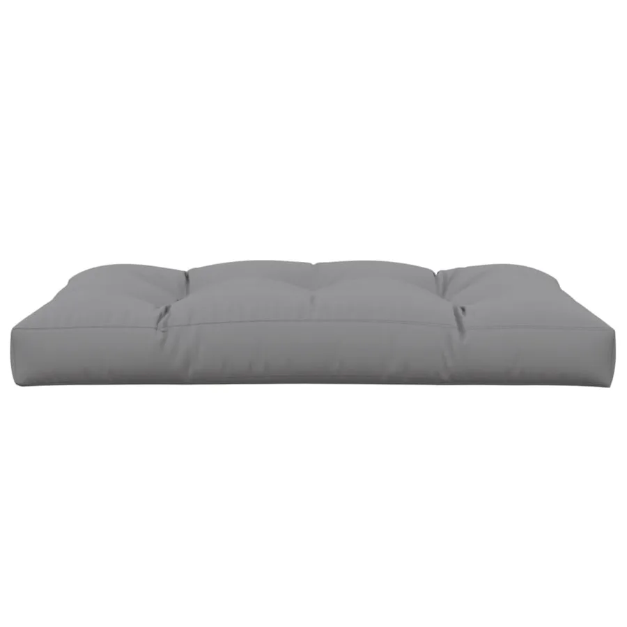 Coussin de palette gris 120x80x12 cm tissu - 4