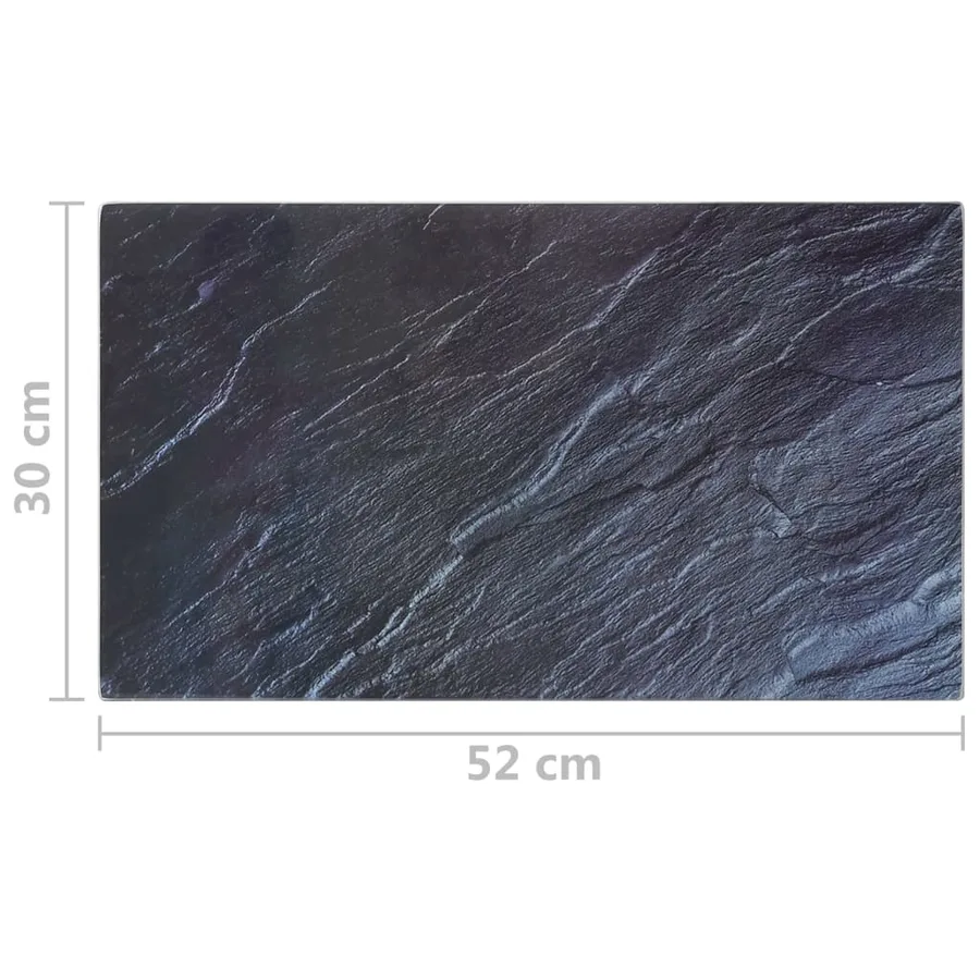 Planches à découper 2pcs motif de pierre naturelle Verre trempé - 5