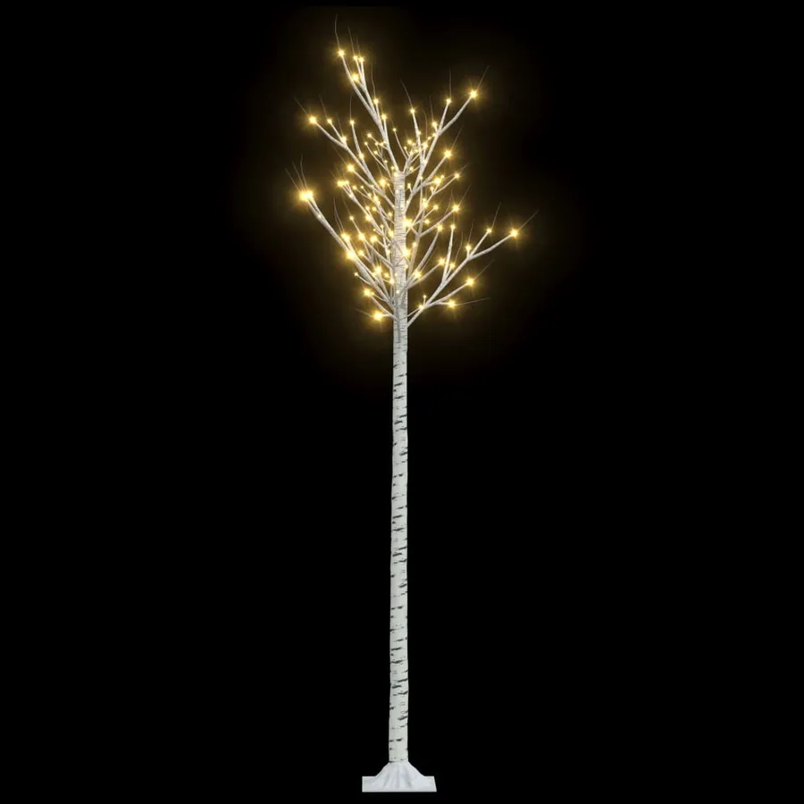 Sapin de Noël 220 LED blanc chaud Saule 2,2 m Int/Ext - 2