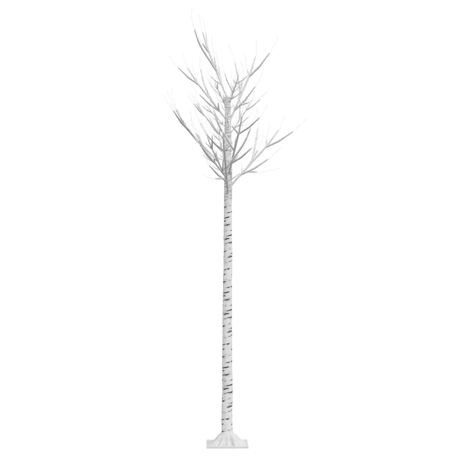 Sapin de Noël 220 LED blanc chaud Saule 2,2 m Int/Ext - 4
