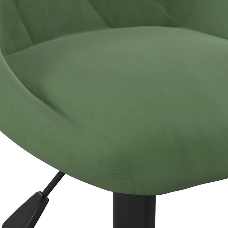 Chaise de salle à manger Vert foncé Velours - 7