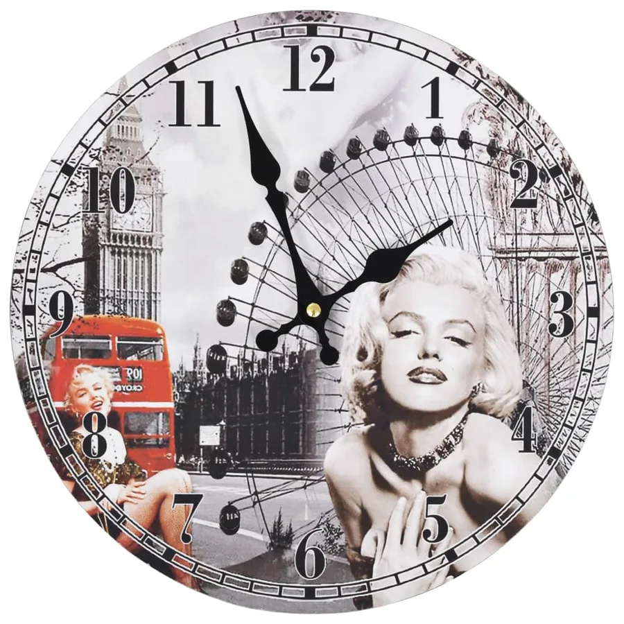 Horloge murale vintage 30 cm - 2