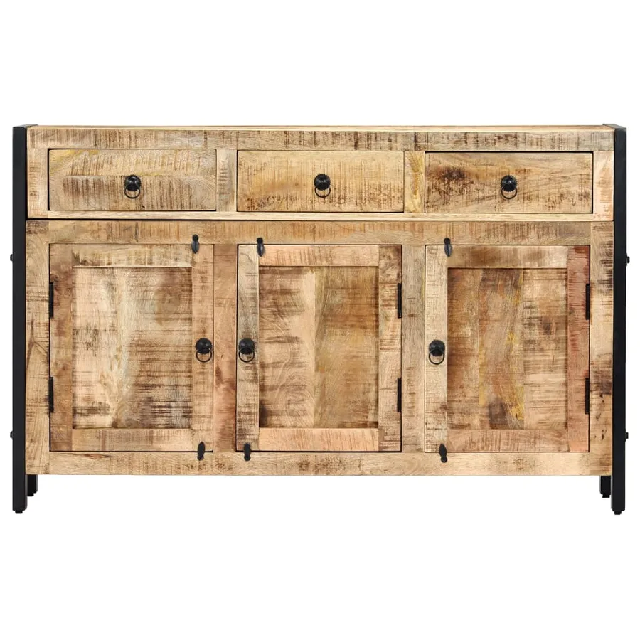 Buffet 120x35x76 cm Bois de manguier massif - 2