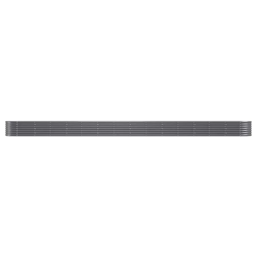Lit surélevé de jardin Acier galvanisé Anthracite - 3