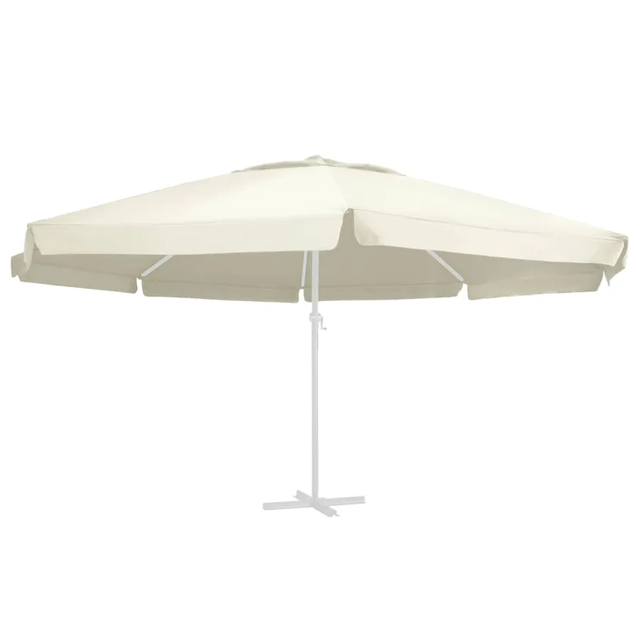 Tissu de remplacement pour parasol d'extérieur Sable 610 cm - 2