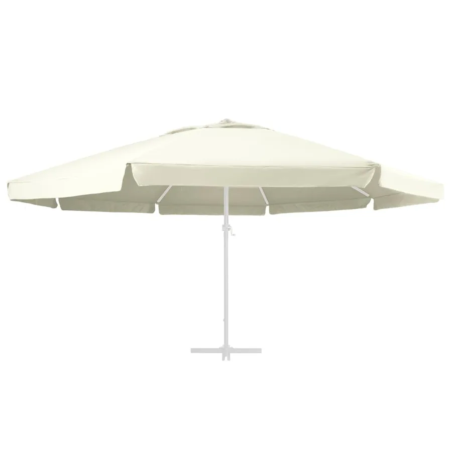 Tissu de remplacement pour parasol d'extérieur Sable 610 cm - 3