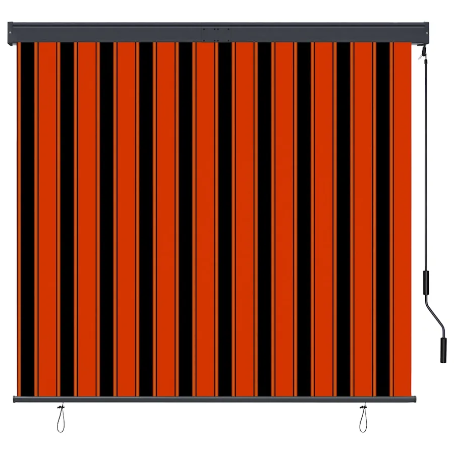 Store roulant d'extérieur 160x250 cm Orange et marron - 2