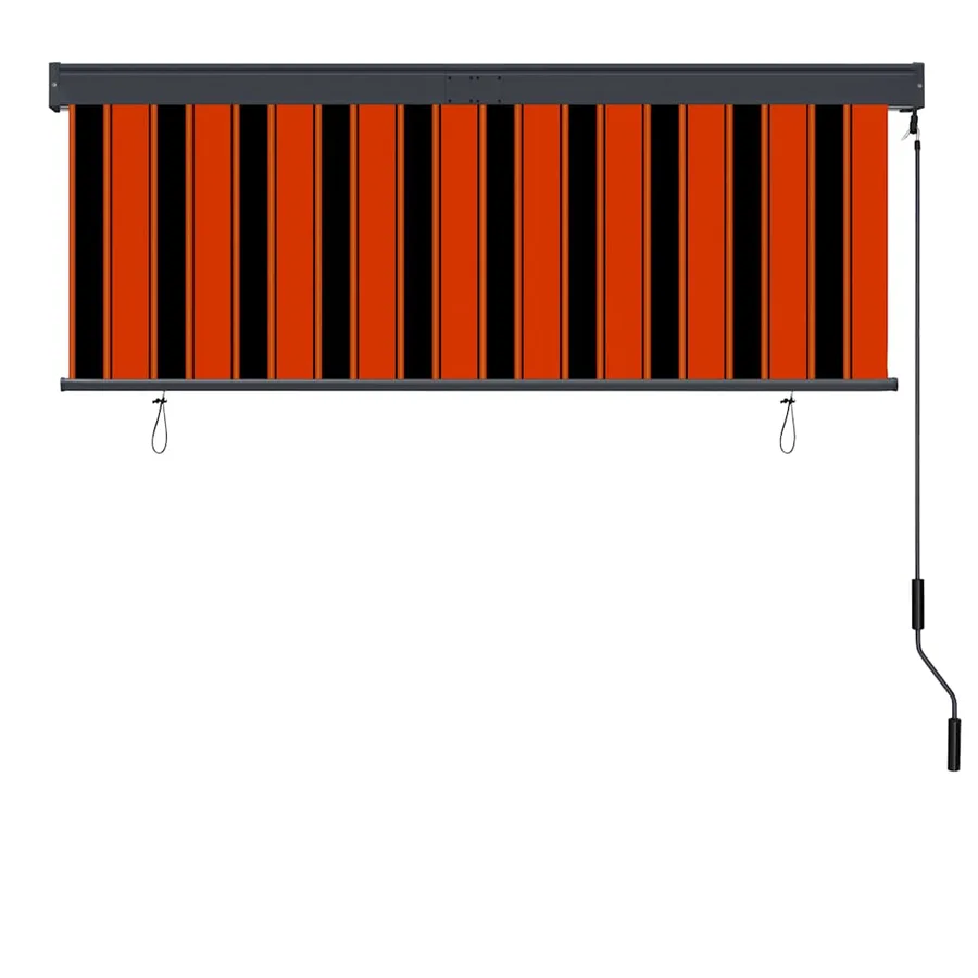 Store roulant d'extérieur 160x250 cm Orange et marron - 4