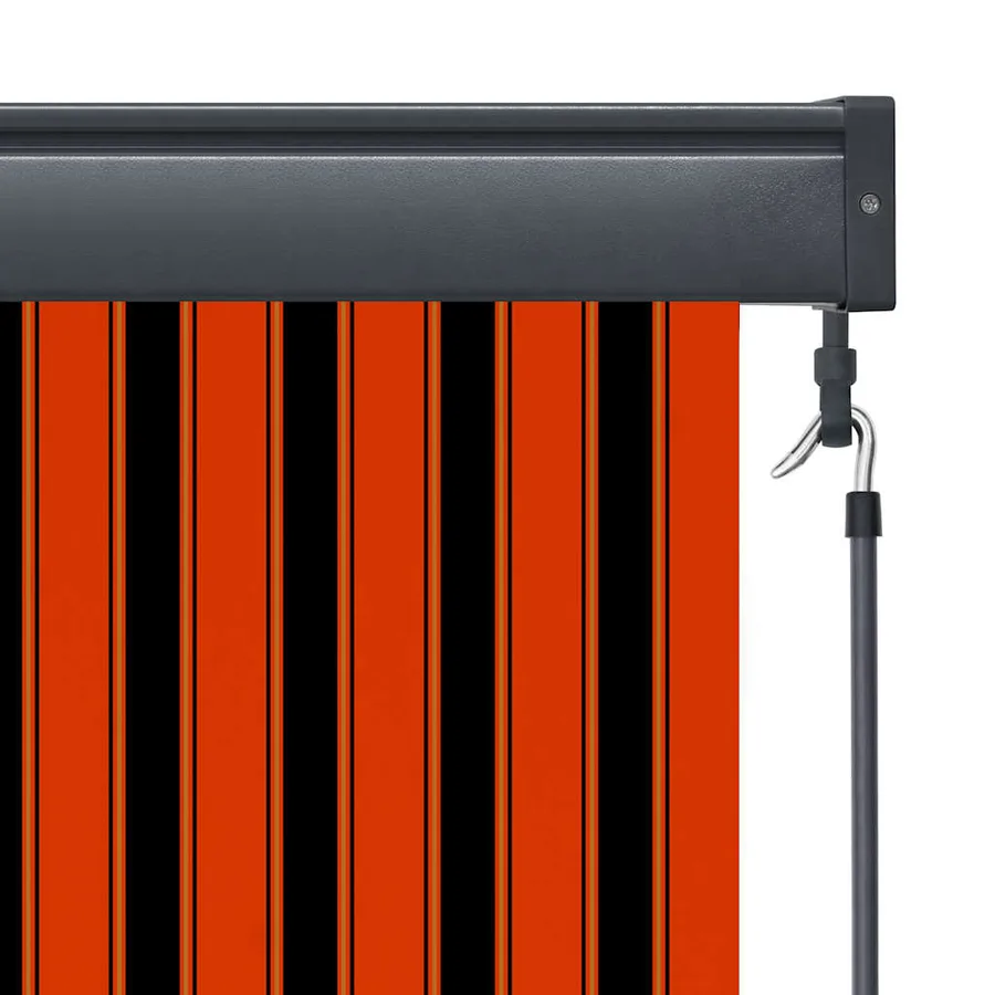 Store roulant d'extérieur 160x250 cm Orange et marron - 7