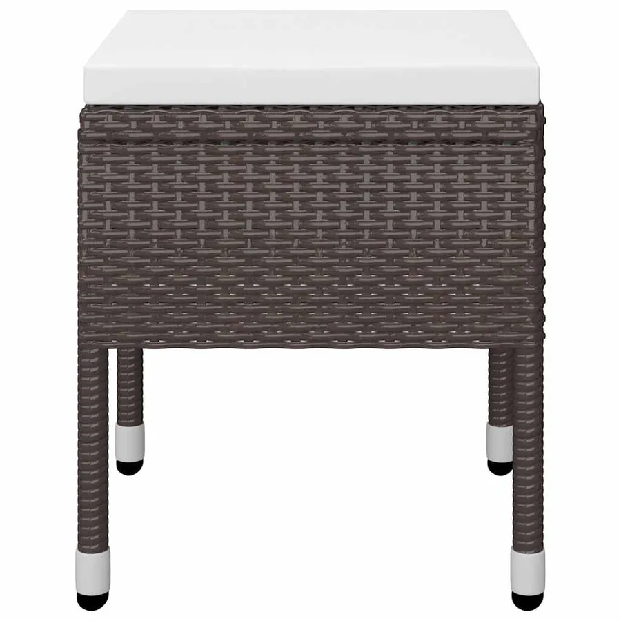 Ensemble à manger de jardin 5 pcs Marron - 10