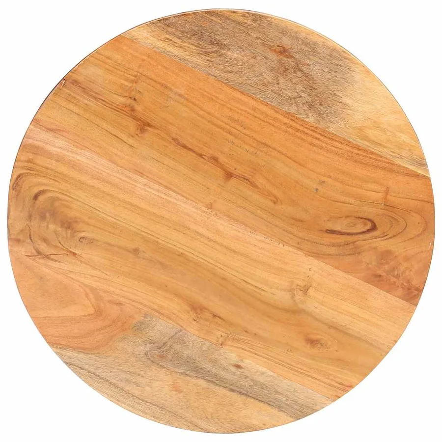 Table basse Ø68x43 cm Bois d'acacia solide - 8