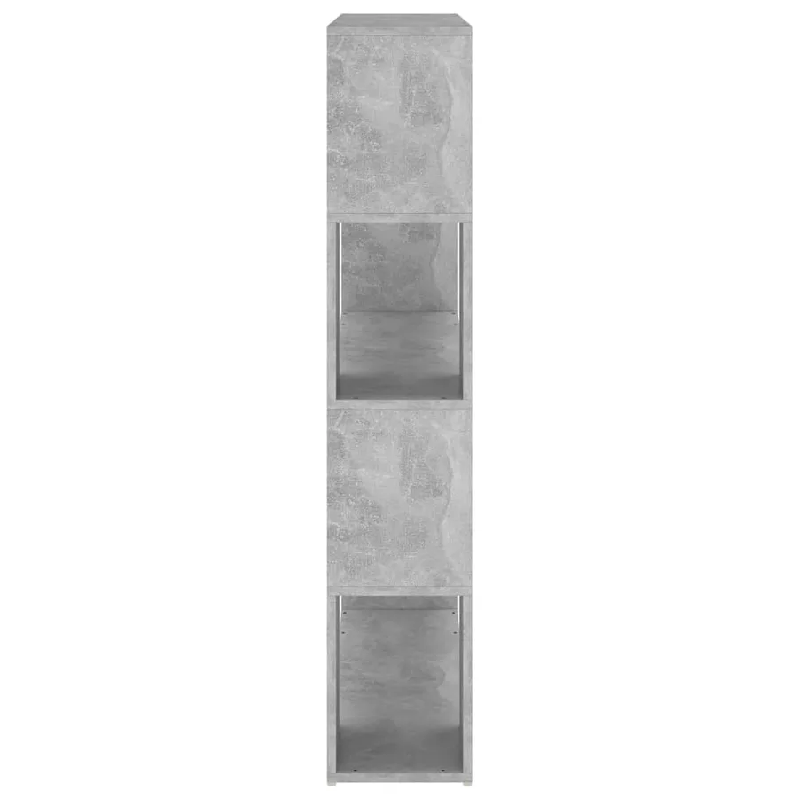 Bibliothèque/Séparateur de pièce Gris béton 100x24x124 cm - 6