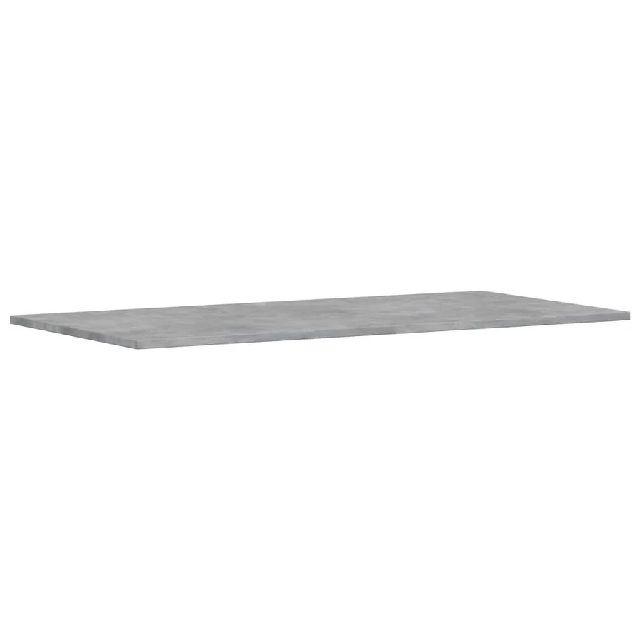 Panneaux de bibliothèque 4 pcs gris béton bois d’ingénierie - 4