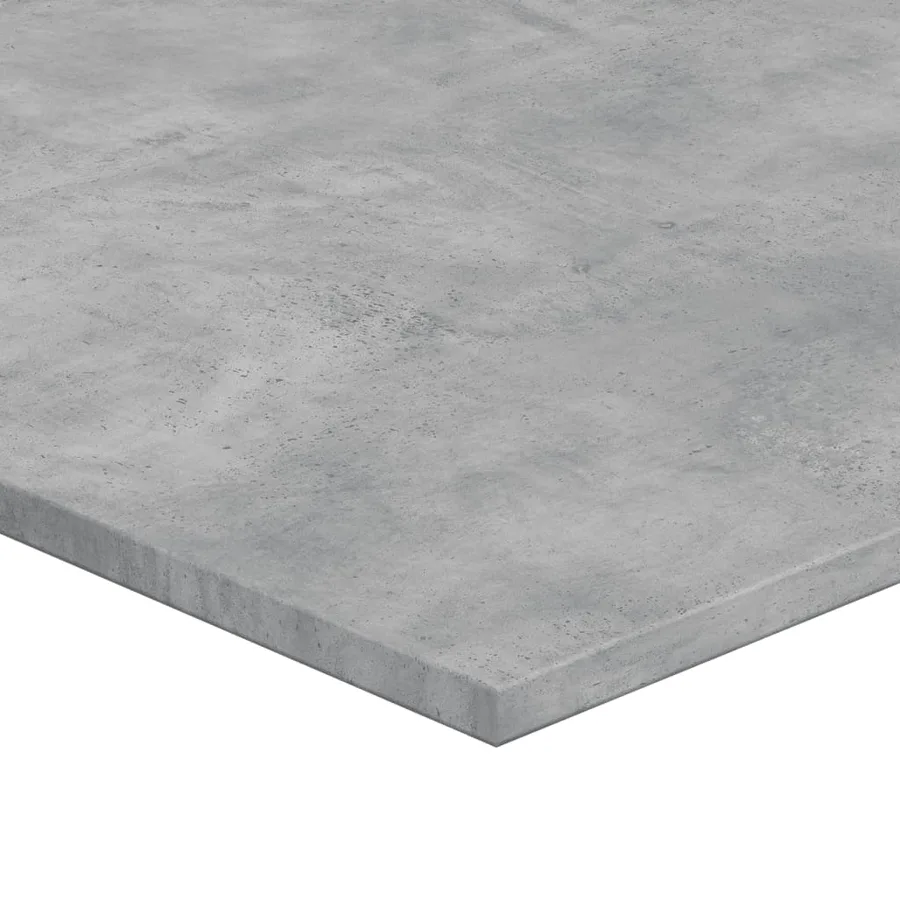 Panneaux de bibliothèque 4 pcs gris béton bois d’ingénierie - 7