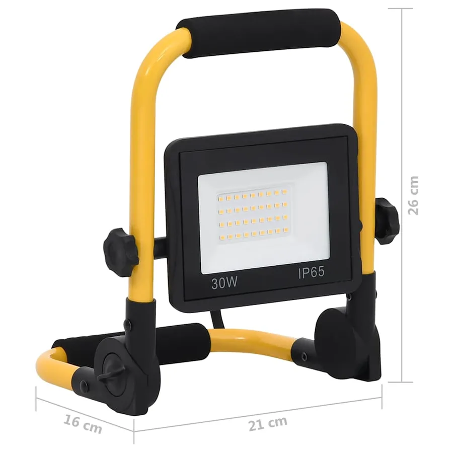 Projecteur à LED avec poignée 30 W Blanc froid - 12