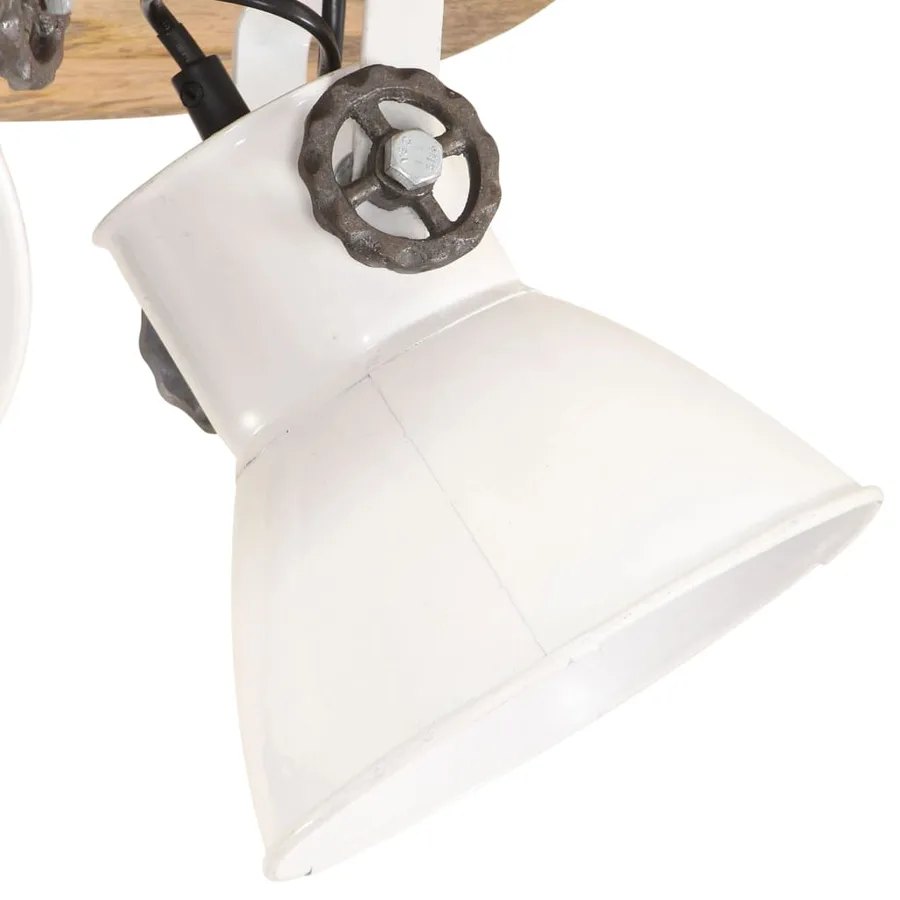 Plafonnier industriel 25 W Blanc 42x27 cm E27 - 4