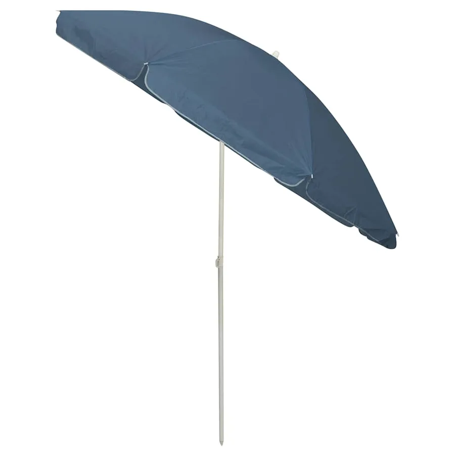 Parasol de plage bleu 240 cm - 3