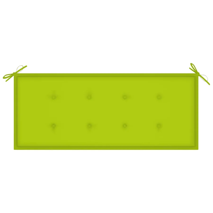 Banc de jardin 2 places avec coussin 120 cm Gris Eucalyptus - 6