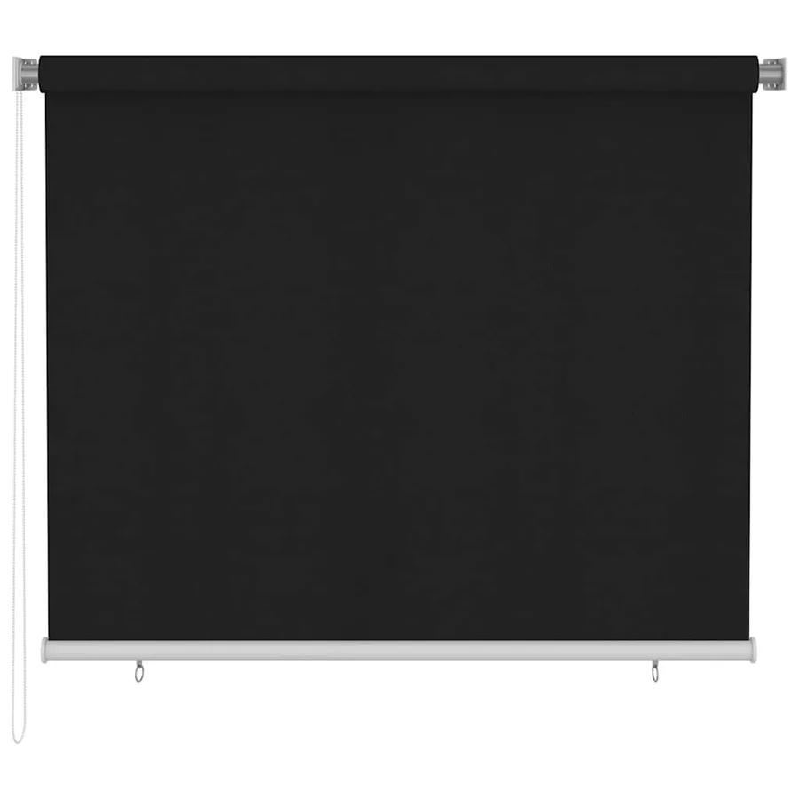 Store roulant d'extérieur 185 (l) x 140 (H) cm noir - 2