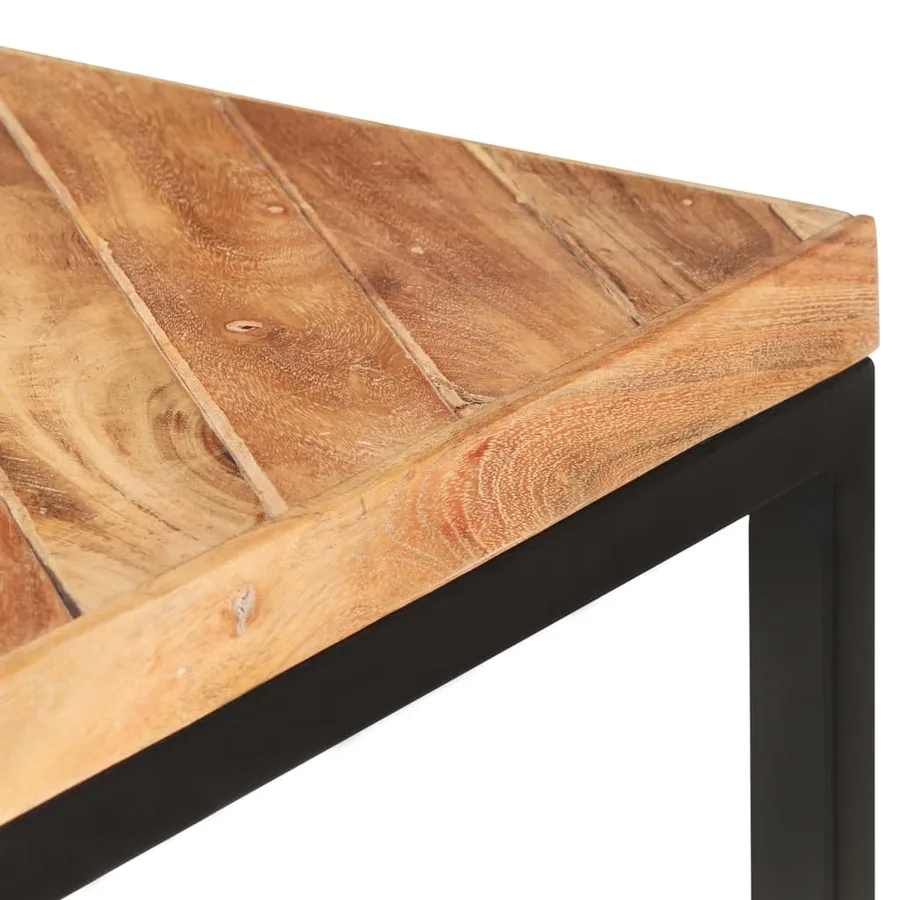 Table à dîner 200x90x76 cm Bois massif d'acacia et de manguier - 6