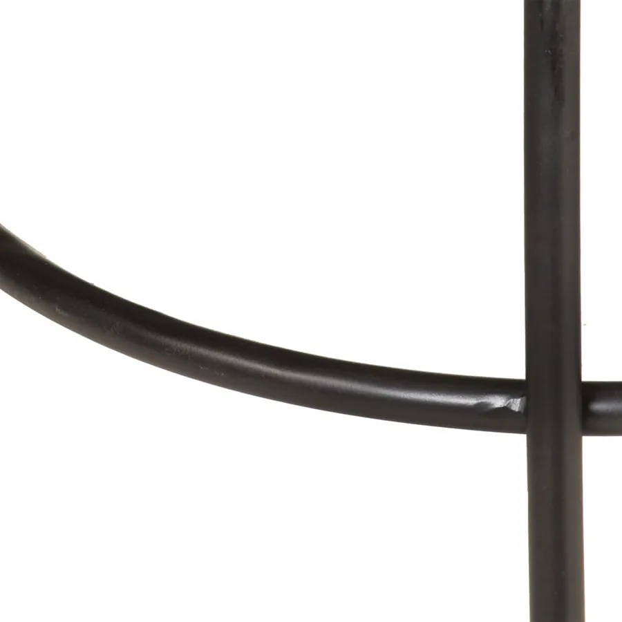 Tabourets de bar lot de 4 bois d'acacia solide - 9