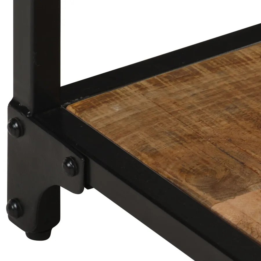 Table basse 40x40x36 cm Bois massif de manguier brut - 5