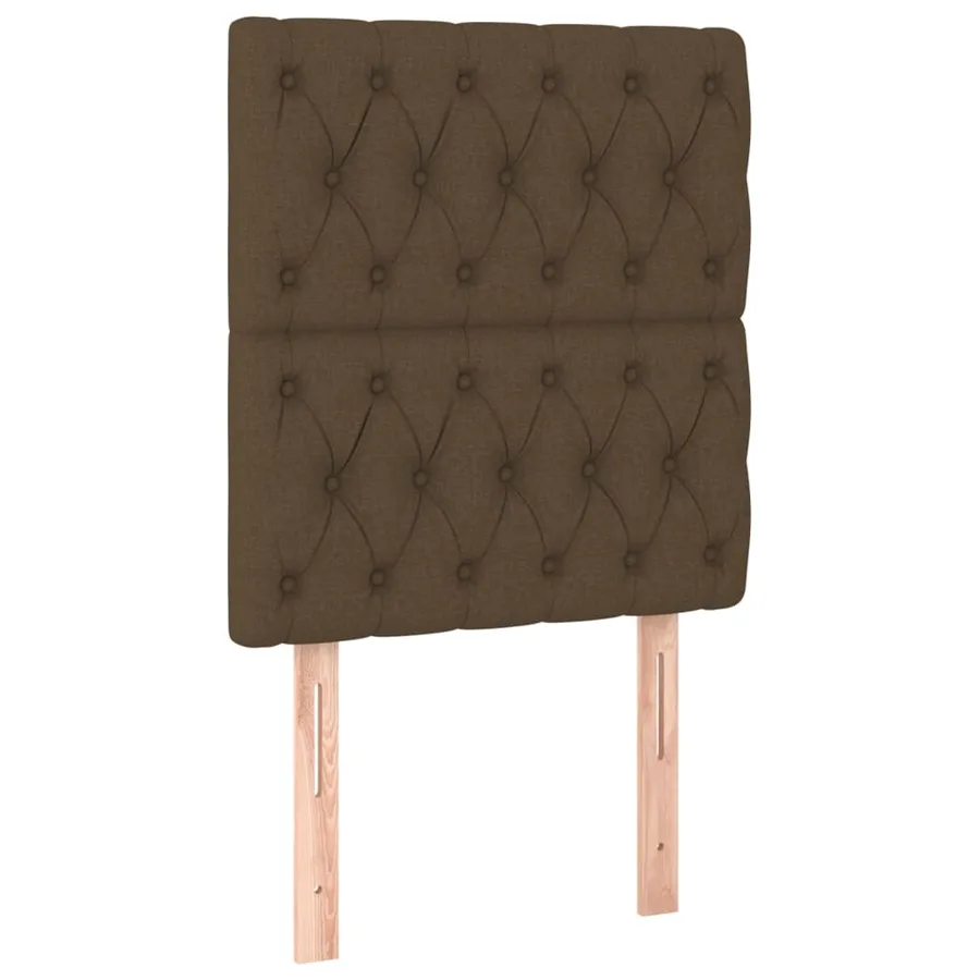 Sommier à lattes de lit avec matelas Marron foncé 80x200 cm - 6