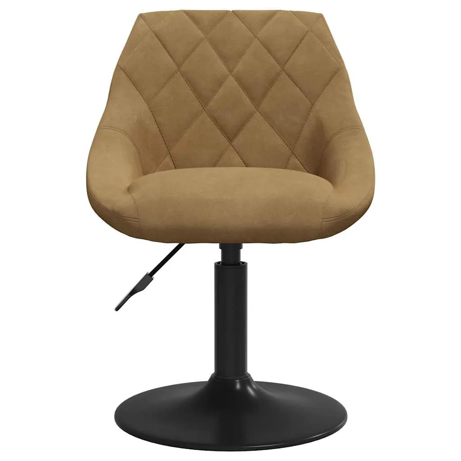 Tabouret de bar Marron Velours - 3
