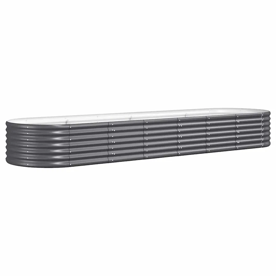Lit surélevé de jardin Acier galvanisé Anthracite - 2