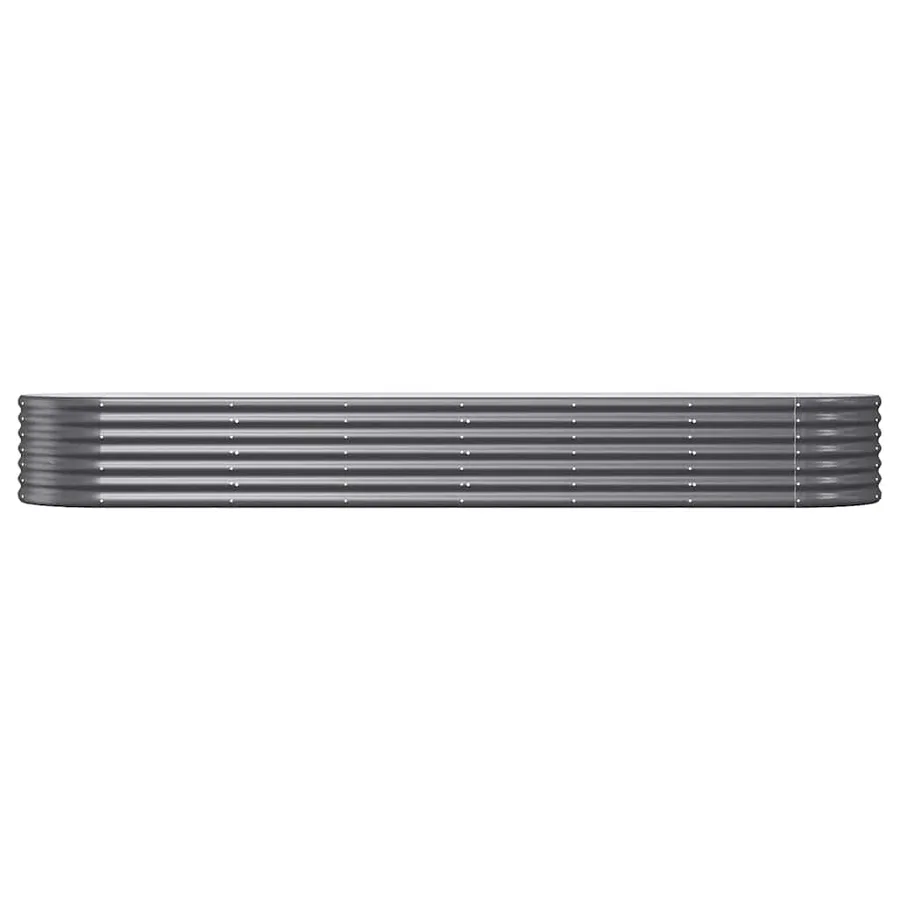 Lit surélevé de jardin Acier galvanisé Anthracite - 3
