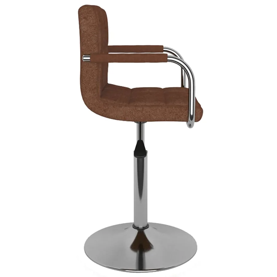 Tabouret de bar Marron Tissu - 4