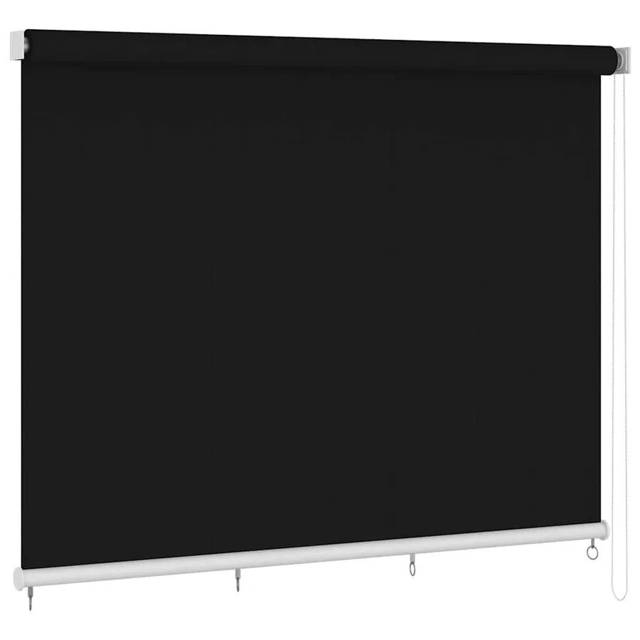 Store roulant d'extérieur 405 (l) x 230 (H) cm noir - 2