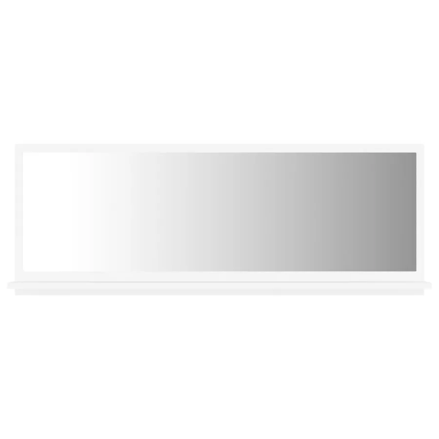 Miroir de salle de bain Blanc 100x10,5x37 cm Aggloméré - 2
