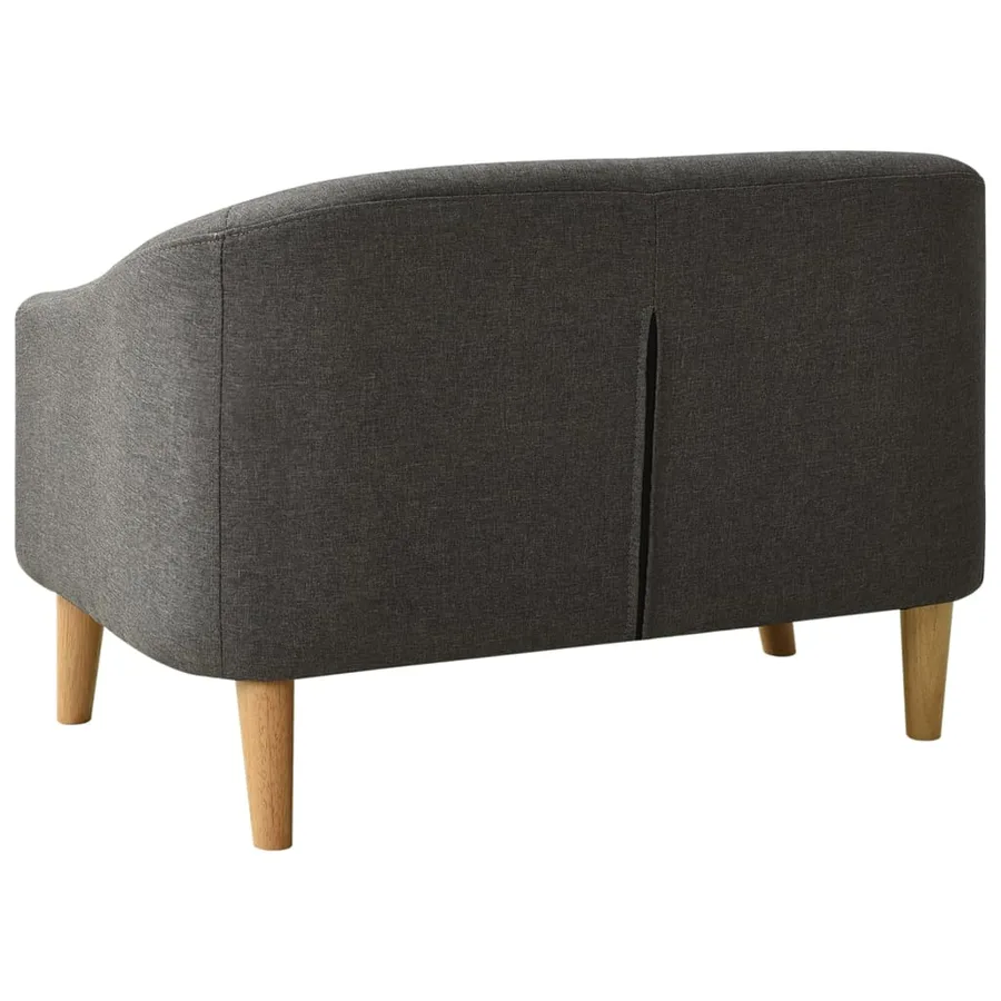 Canapé pour enfants Gris Tissu - 4