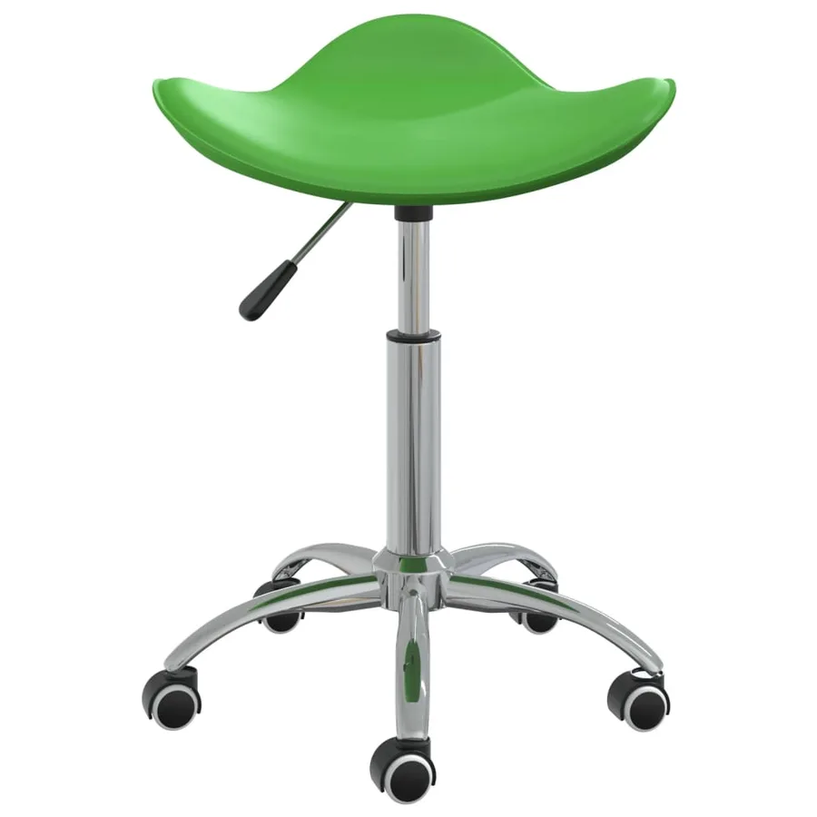 Chaise pivotante de salle à manger Vert Similicuir - 2