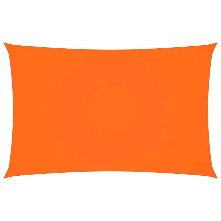 Voile de parasol tissu oxford rectangulaire 4x7 m orange - 2