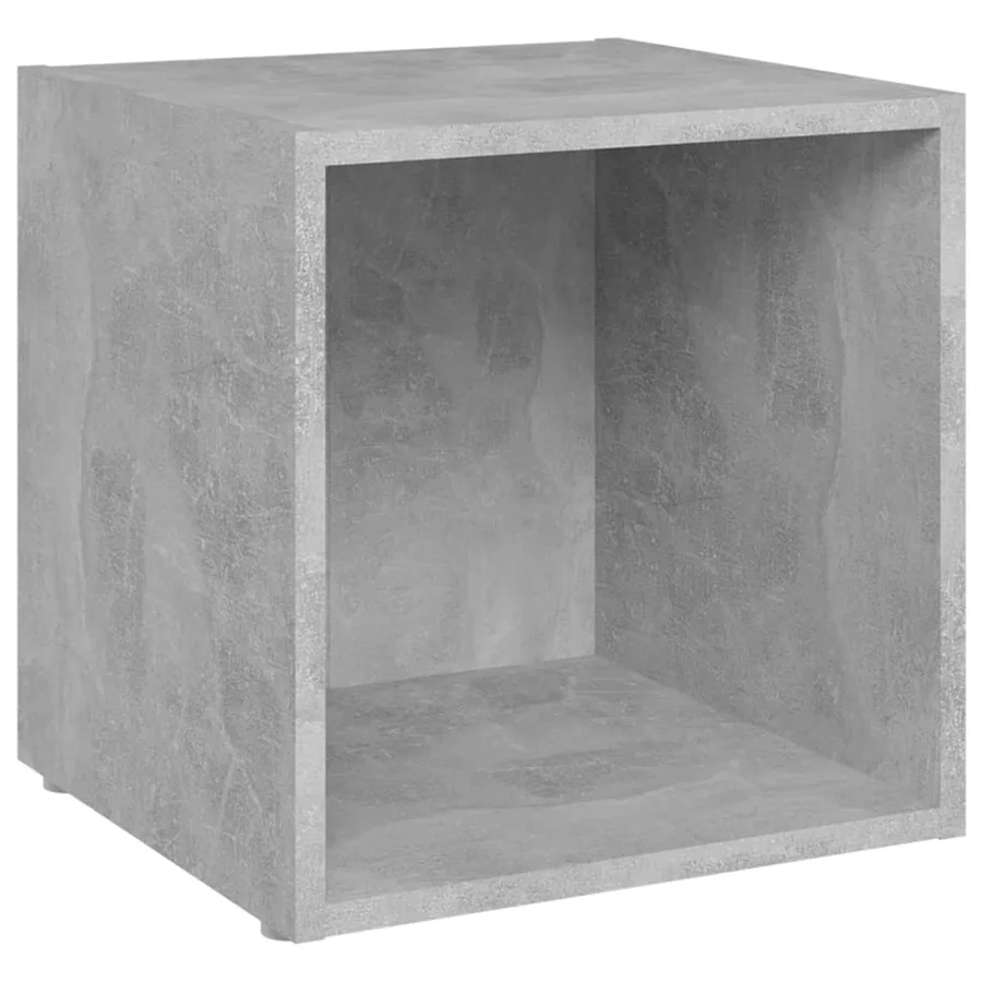 Ensemble de meubles TV 6 pcs Gris béton Bois d'ingénierie - 6