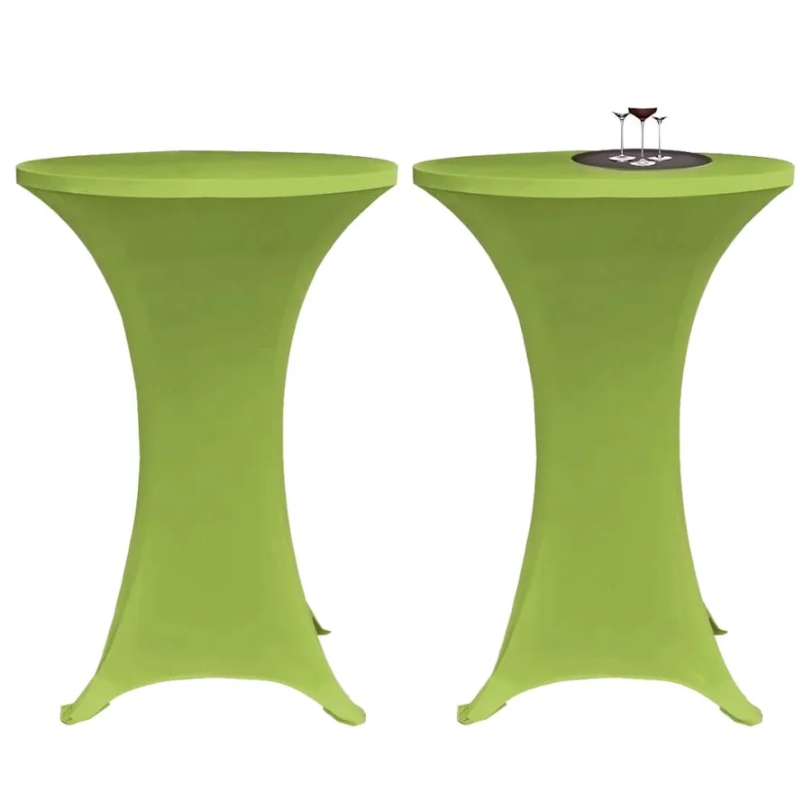 Housses de table extensible 4 pcs 80 cm Vert - 2