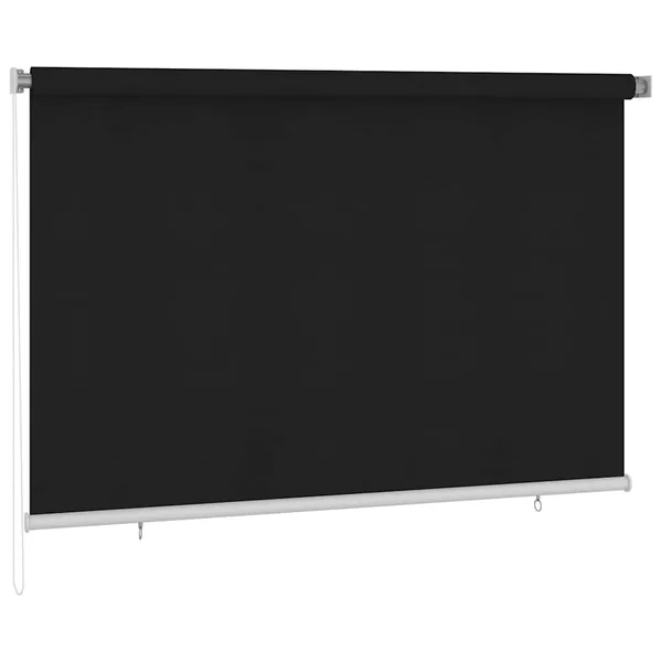 Store roulant d'extérieur 225 (l) x 140 (H) cm noir