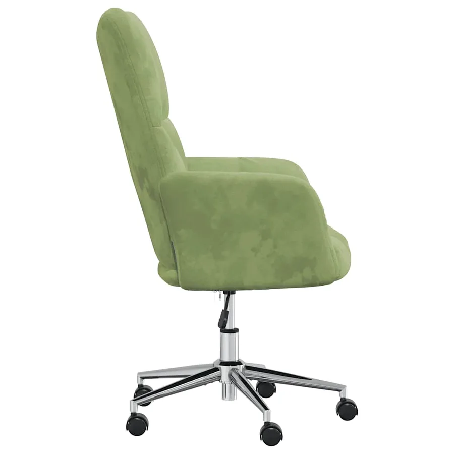 Chaise de relaxation Vert clair Velours - 4