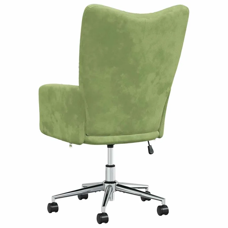 Chaise de relaxation Vert clair Velours - 5