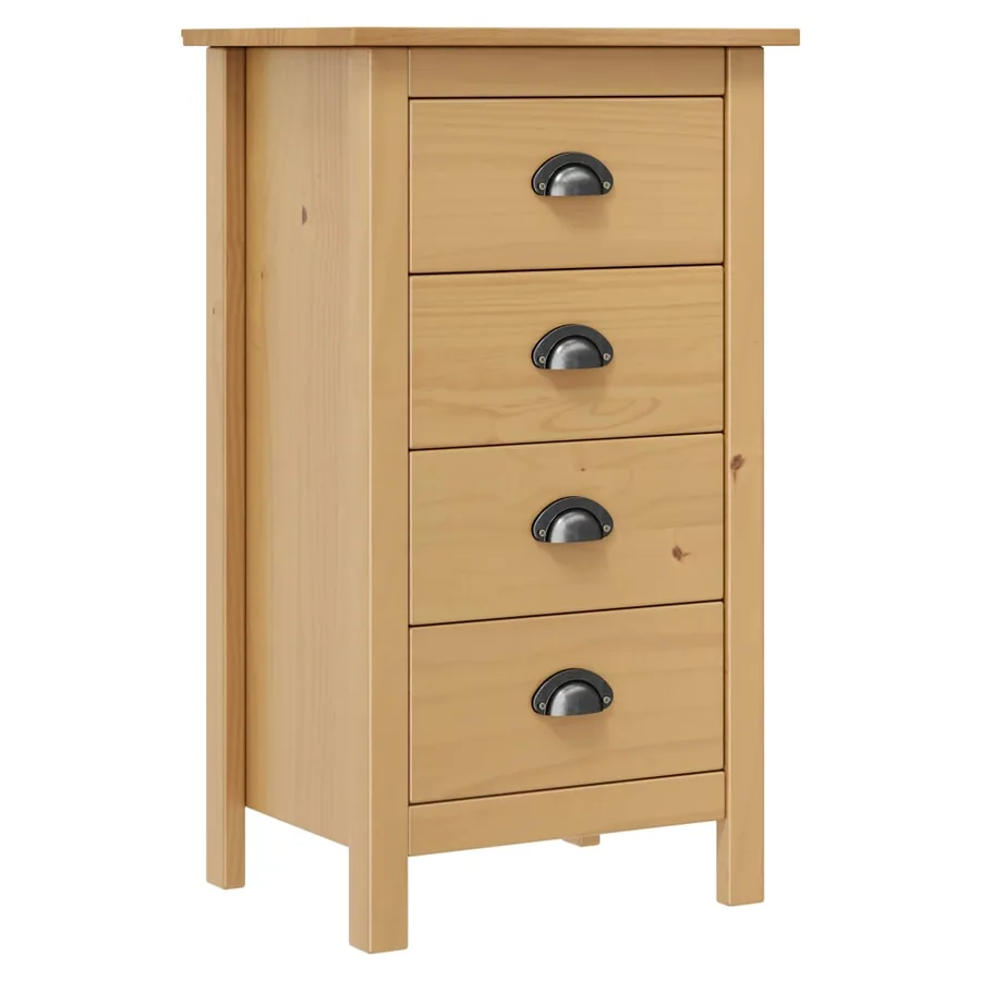 Buffet Hill 46x35x80 cm Bois de pin solide