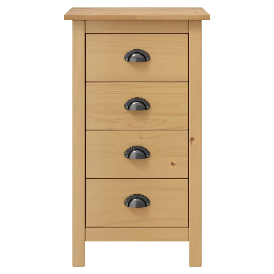 Buffet Hill 46x35x80 cm Bois de pin solide - 2