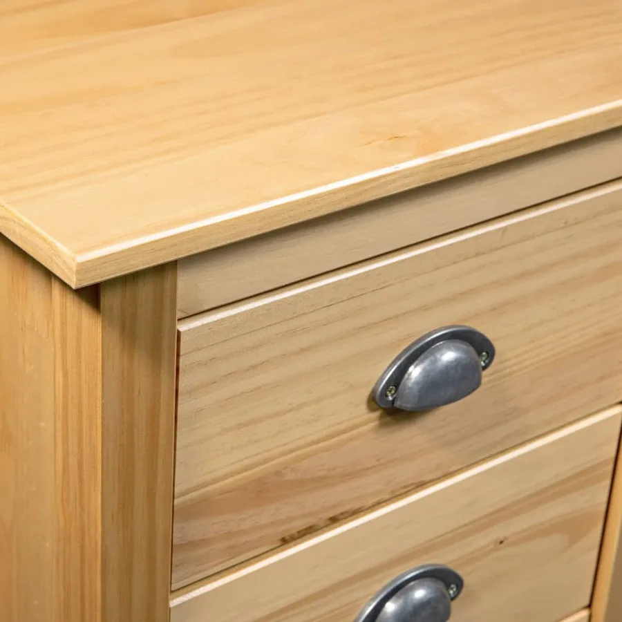 Buffet Hill 46x35x80 cm Bois de pin solide - 4
