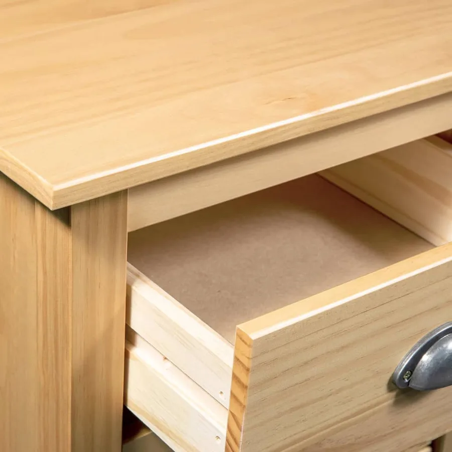 Buffet Hill 46x35x80 cm Bois de pin solide - 5